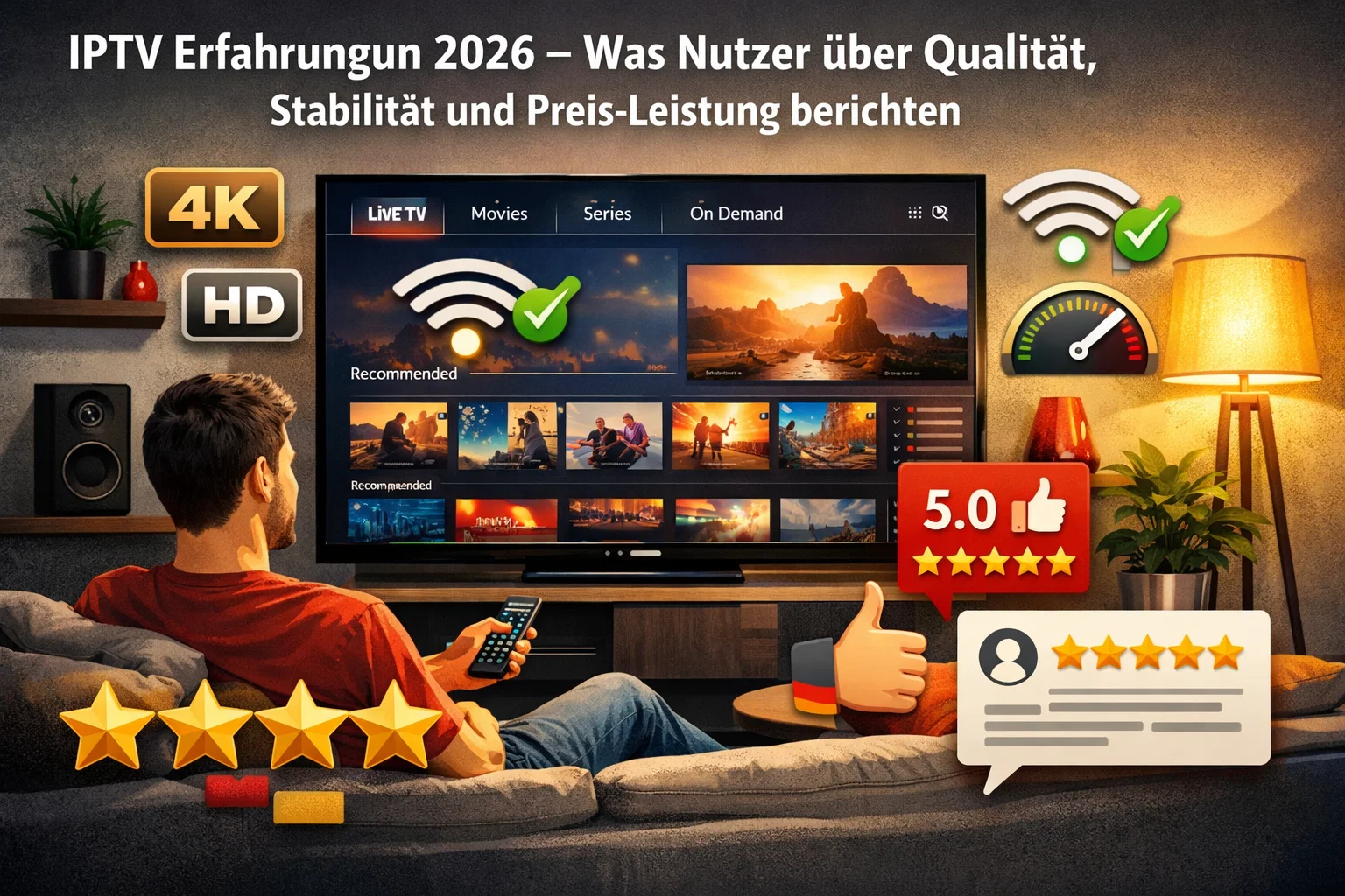 IPTV Erfahrungen 2026 – Was Nutzer wirklich über Qualität, Stabilität und Preis-Leistung berichten