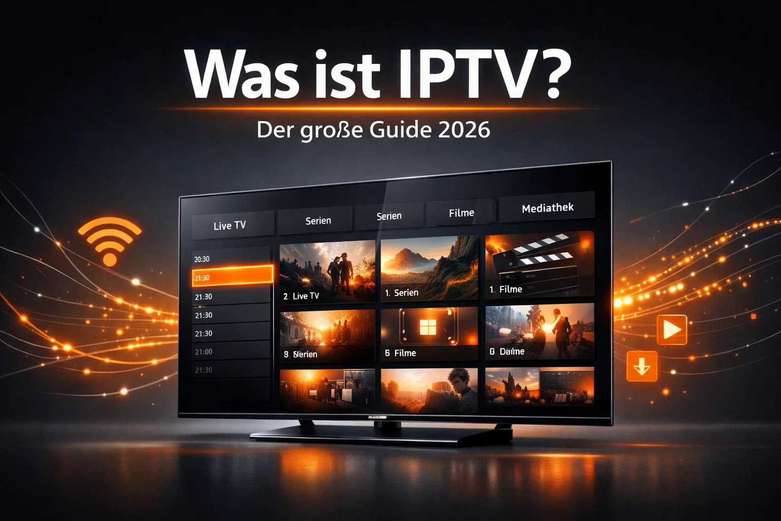 Was ist IPTV? IPTV Fernsehen über Internet auf einem Smart TV